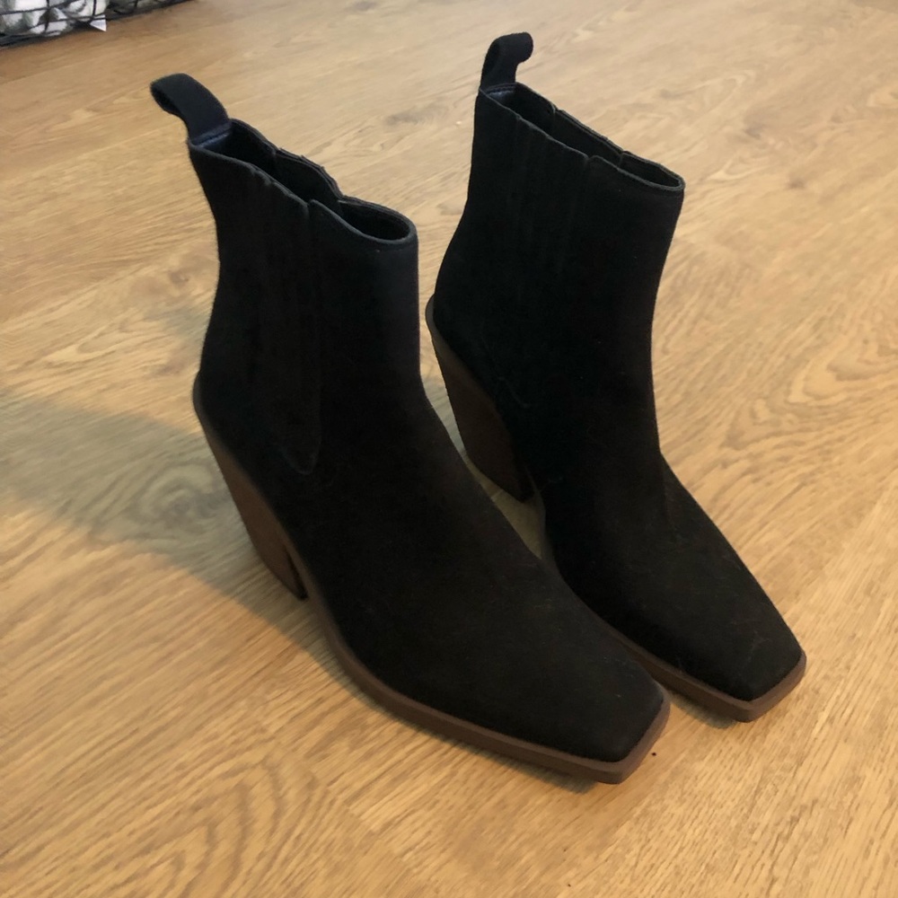 Vince Camuto Black Ankle Boots